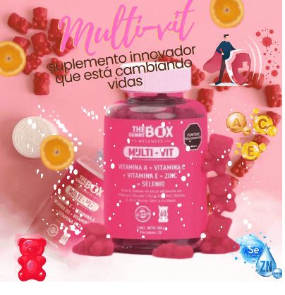 GOMITAS CON MULTI VITAMINAS MULTIVIT THE BOX TM