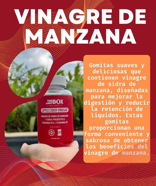 VINAGRE DE MANZANA EN GOMITAS